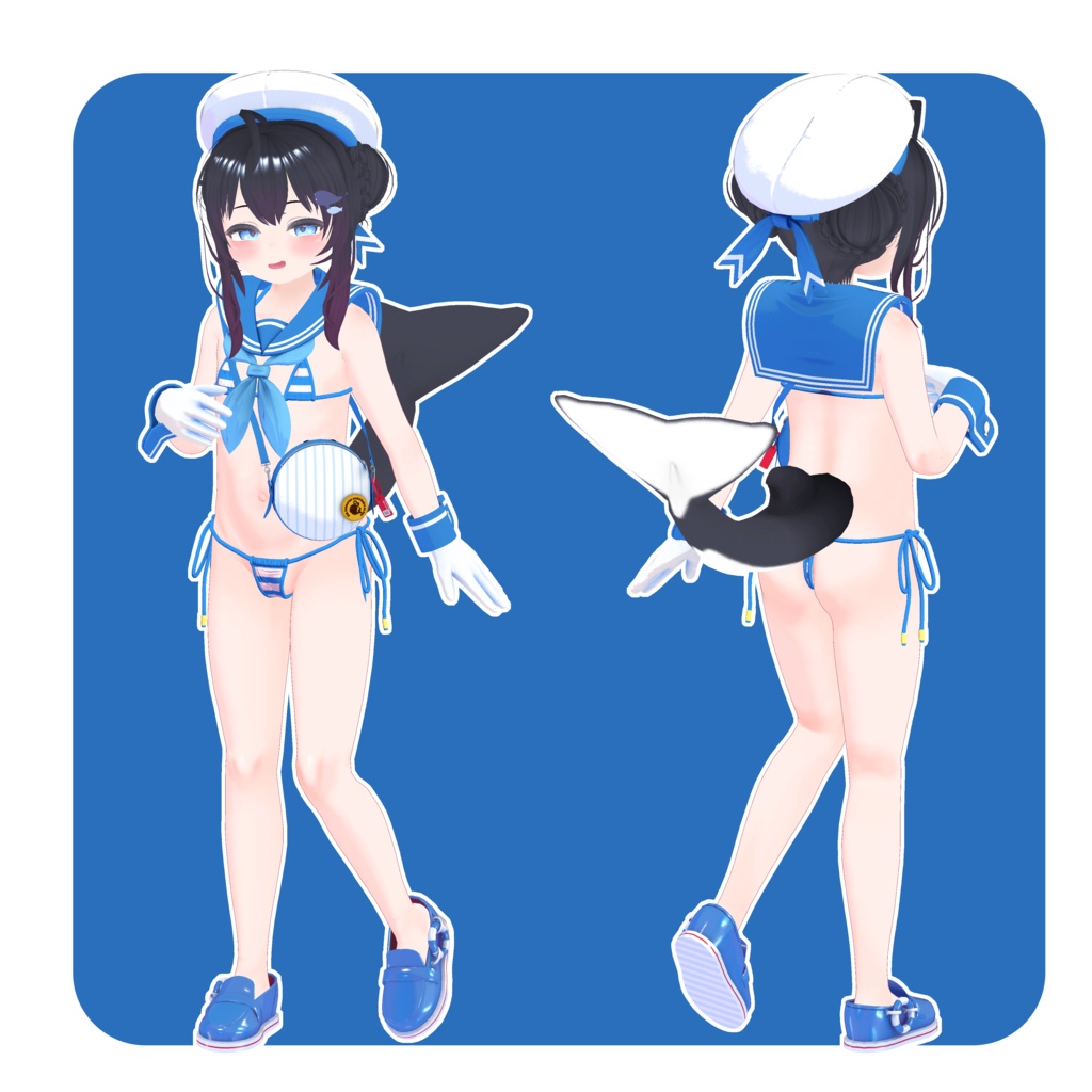 くじらのくぅ-Kuu-【オリジナル3Dモデル】