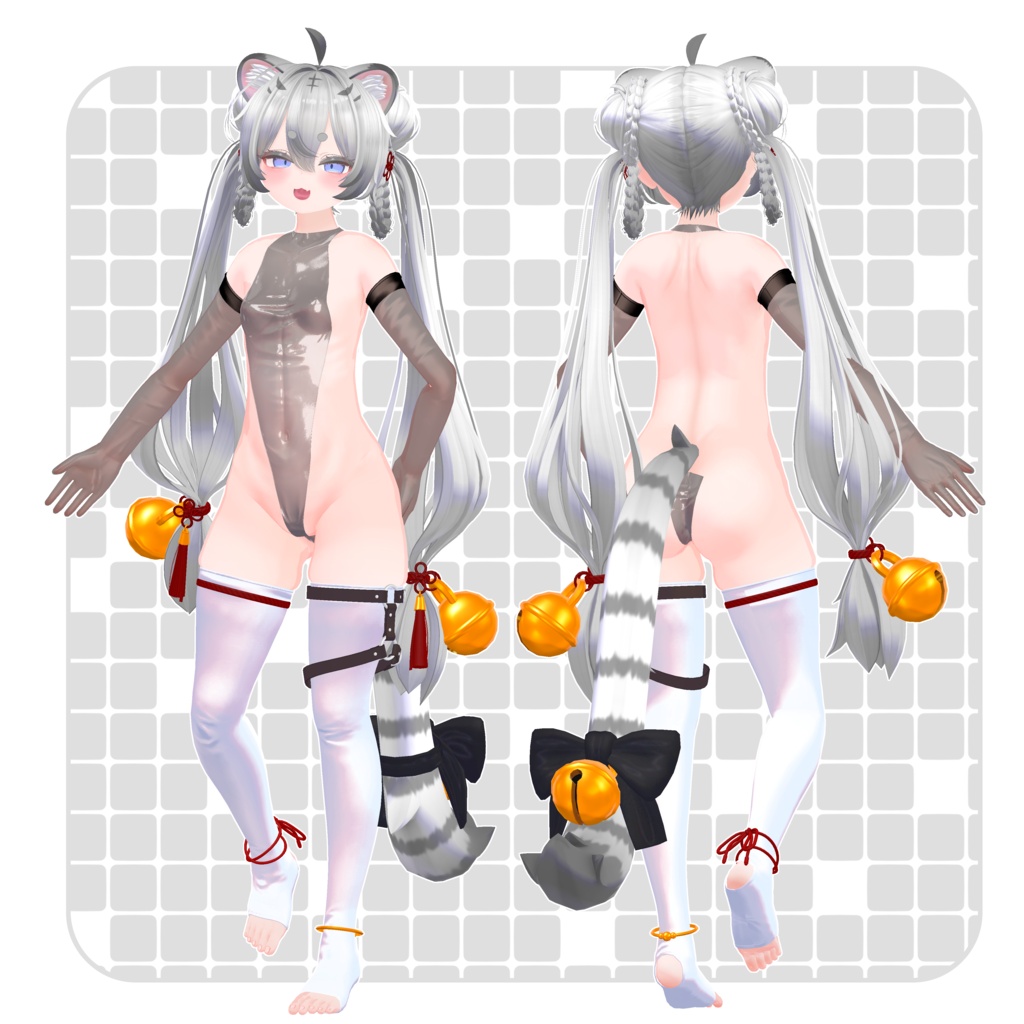 雪月-XueYue-【オリジナル3Dモデル】