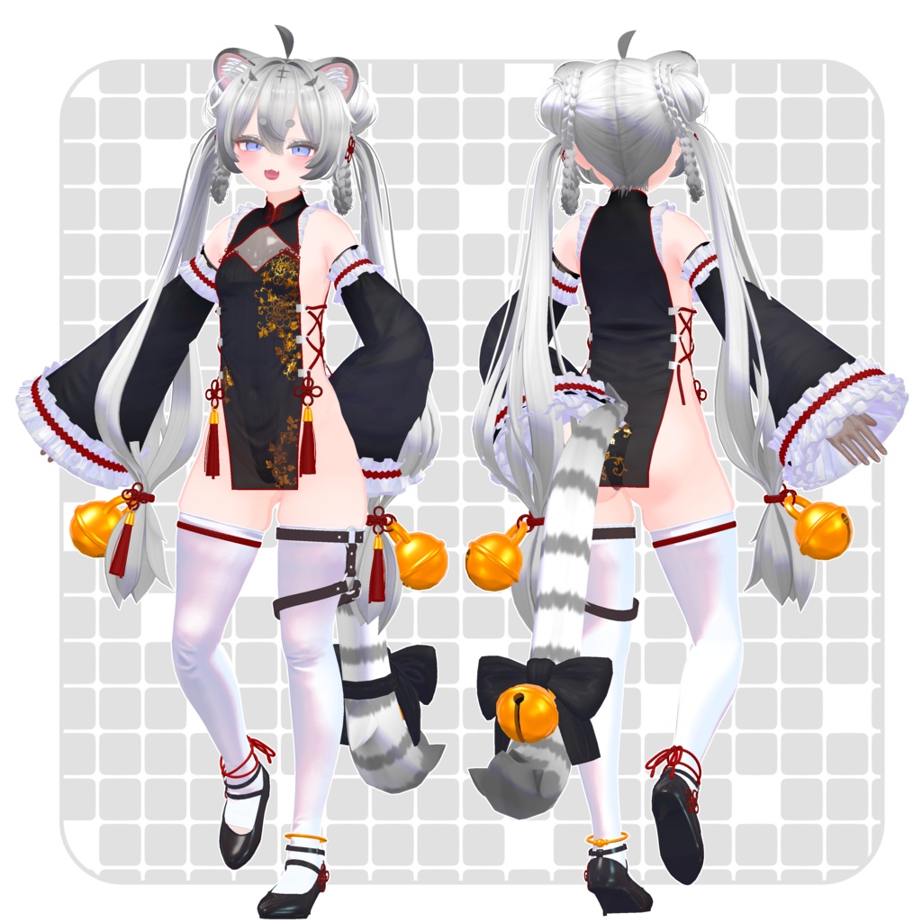 雪月-XueYue-【オリジナル3Dモデル】