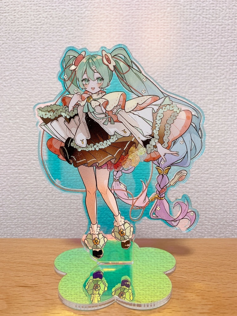 お花ちゃんオーロラアクスタ