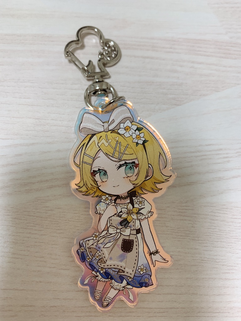 ペイルカラーリンちゃんオーロラアクキー