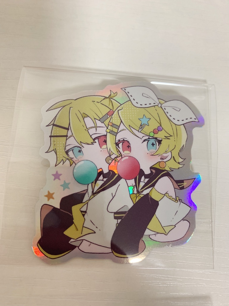 ステッカー(ミク、鏡音、テト)