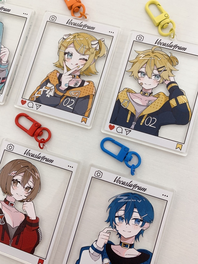 クリプトンズ&テトのインスタ風アクキー