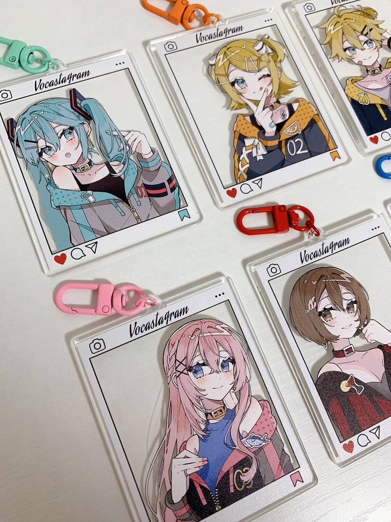 クリプトンズ&テトのインスタ風アクキー