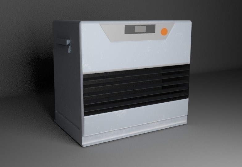 3Dモデル 小型ストーブ