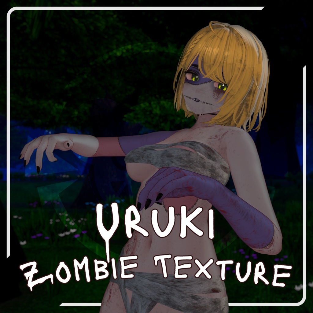 Zombie Uruki - Face and Body Texture