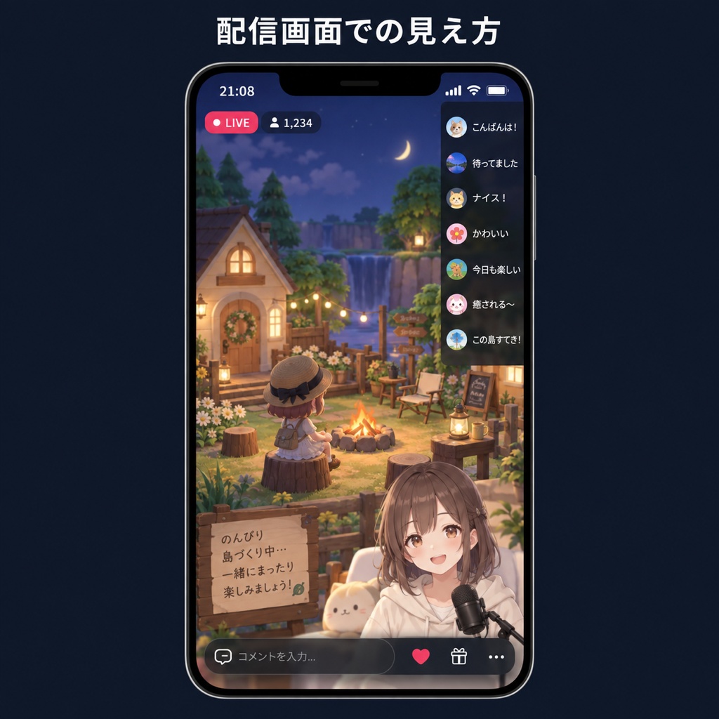 【Twitch対応】【縦型配信用】縦型コメント欄テーマ 全32色|1080×1920・OBSに置くだけ【わんコメ対応・商用可】