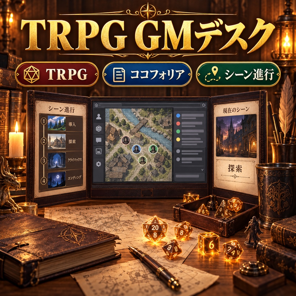 TRPG GMデスク 製品版 セッション進行管理ツール