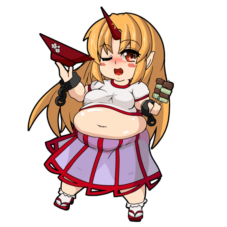 【アクリルキーホルダー】ぽっちゃりのんべえ勇儀