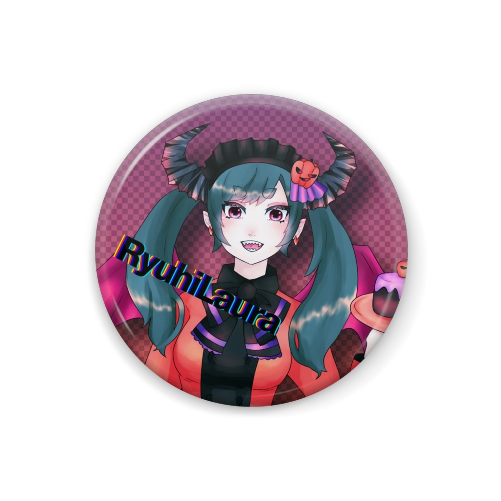 ハロウィンメイド♦︎ラウラ缶バッジ