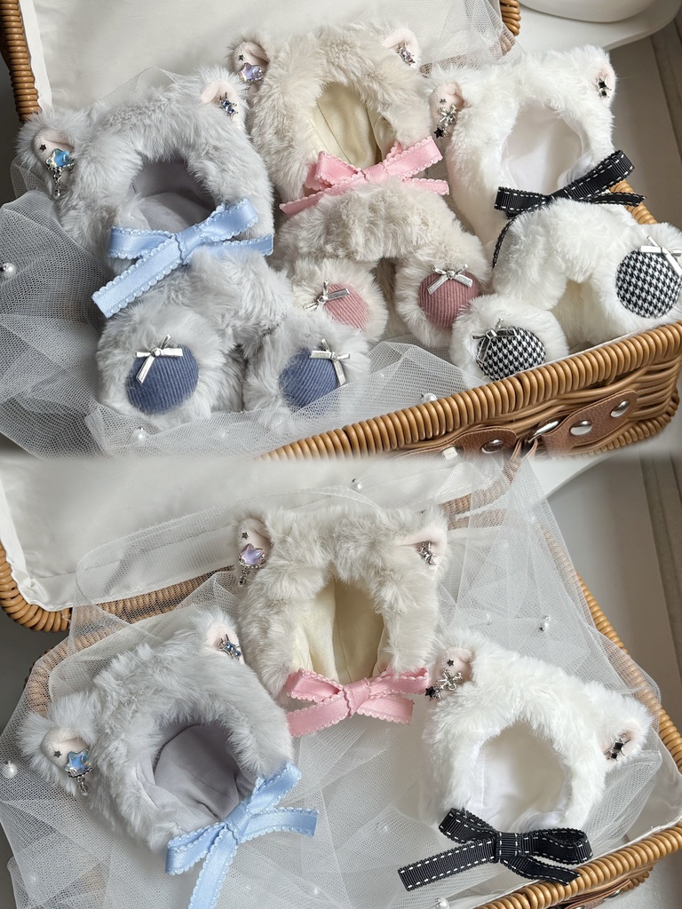 【10〜12cmぬいサイズ】earring cat 2way 着ぐるみ