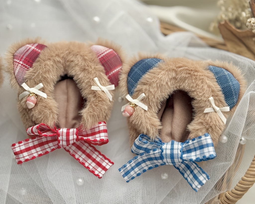 【10〜12cmぬいサイズ】Choco Berry Bear hood