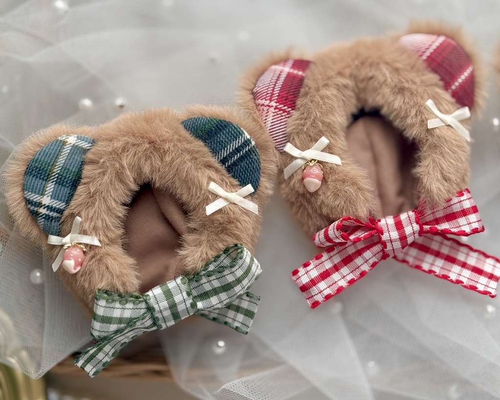 【10〜12cmぬいサイズ】Choco Berry Bear hood