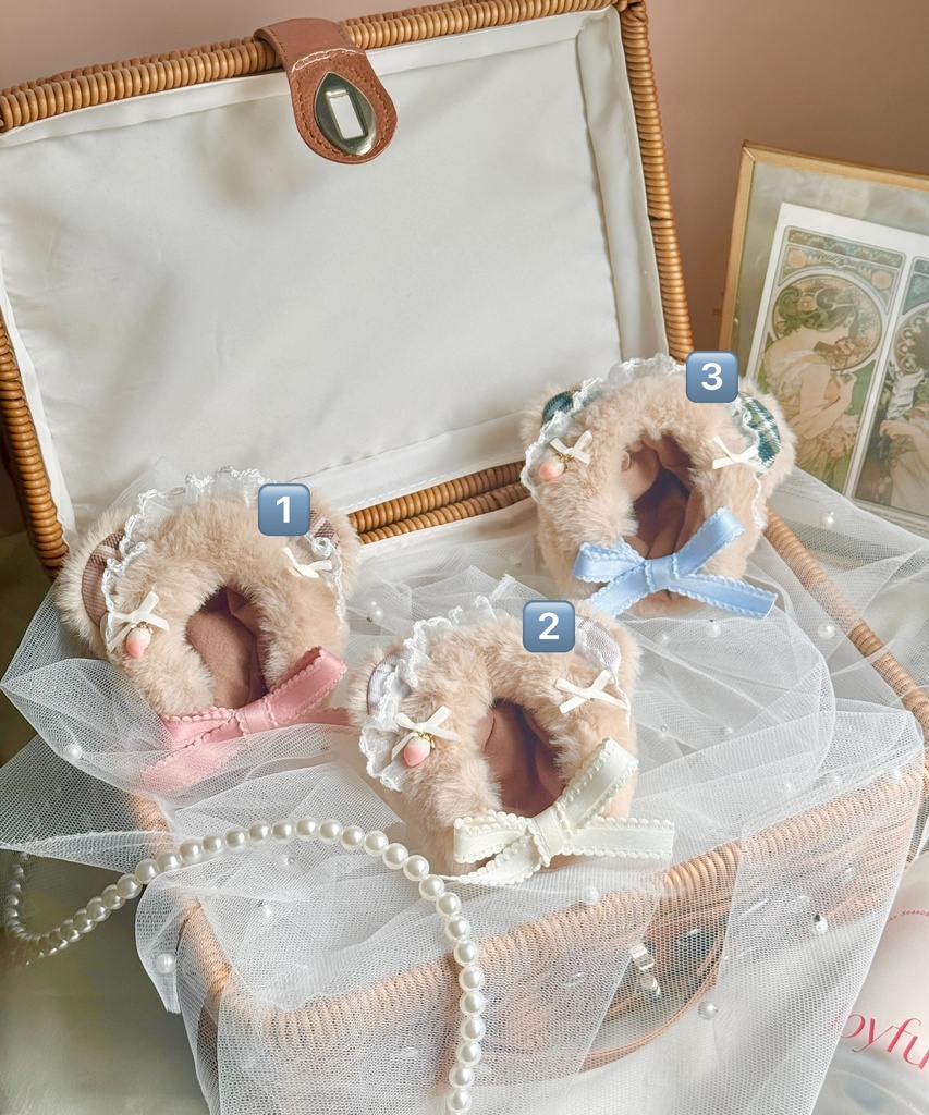 【10〜12cmぬいサイズ】Sweet Choco Berry Bear hood