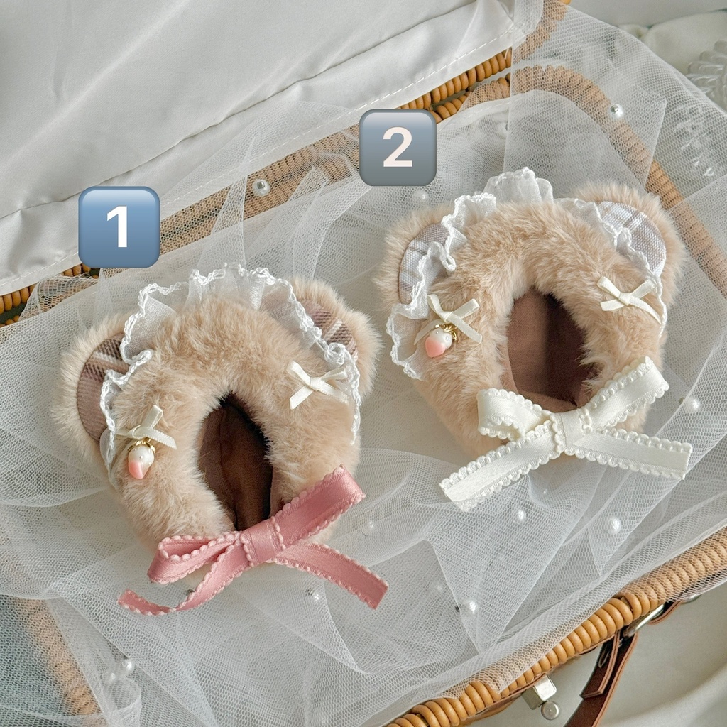 【10〜12cmぬいサイズ】Sweet Choco Berry Bear hood