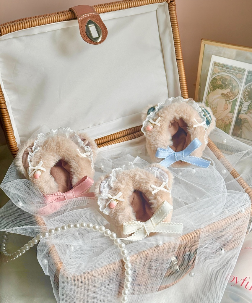 【10〜12cmぬいサイズ】Sweet Choco Berry Bear hood
