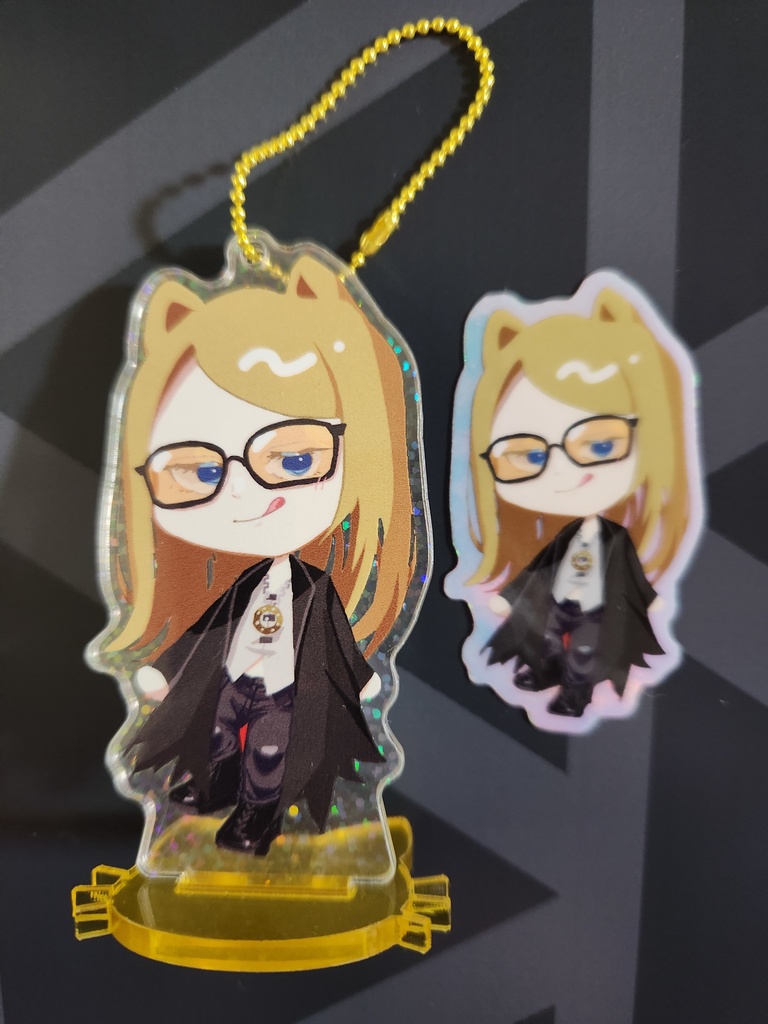 おでかけアクリルスタンドねこテス