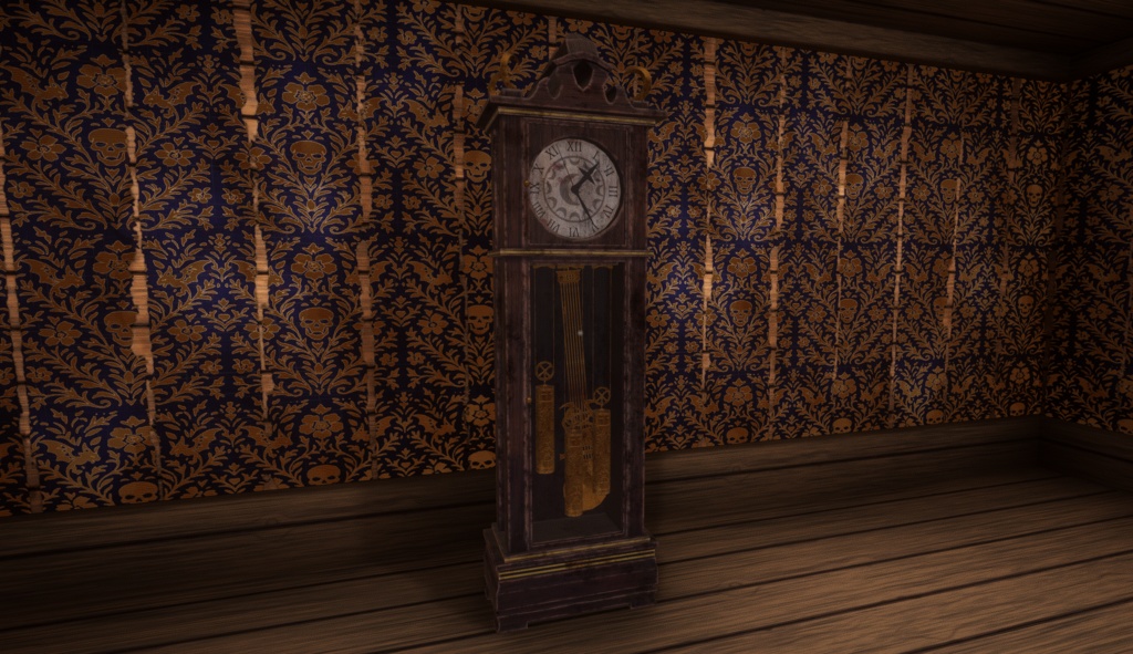 大時計 ホラー 不気味 妖しい VRChat