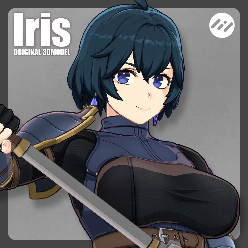 【オリジナル3Dモデル】Iris