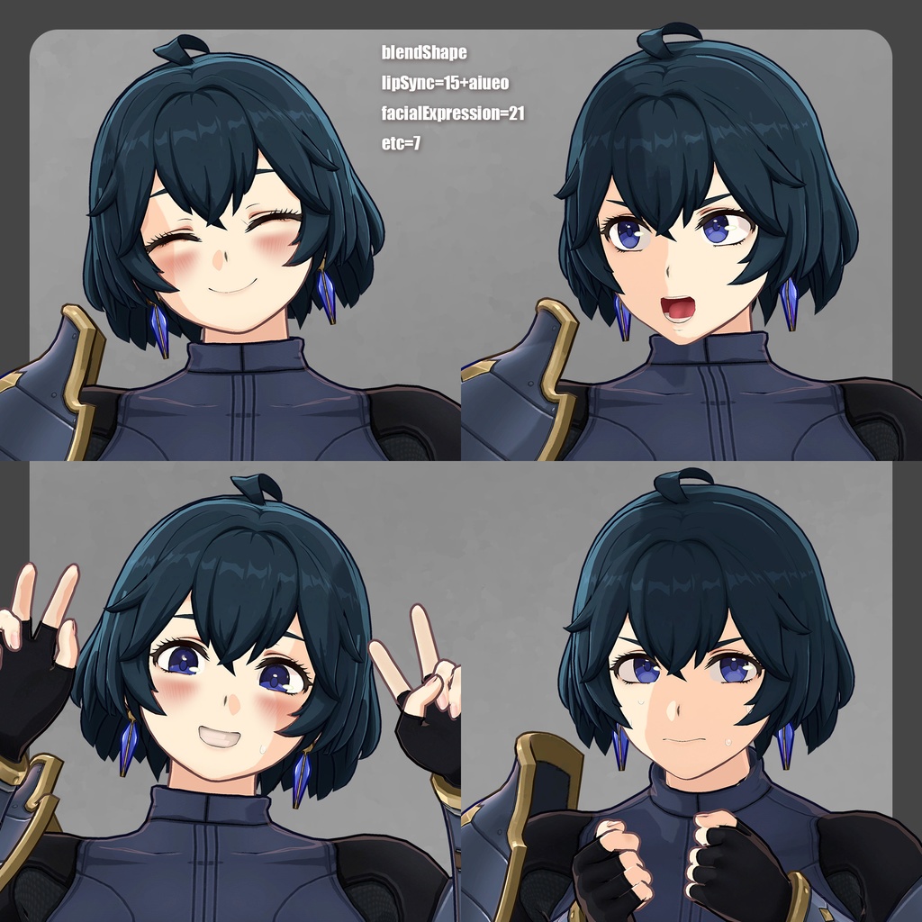 【オリジナル3Dモデル】Iris