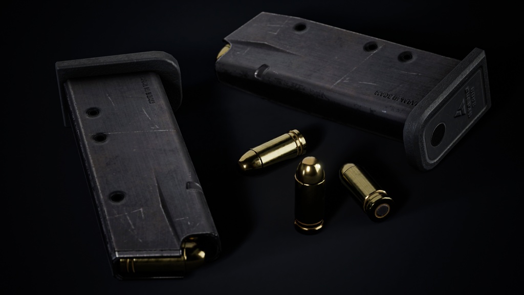 【オリジナル3Dモデル】グロック風カスタムハンドガン