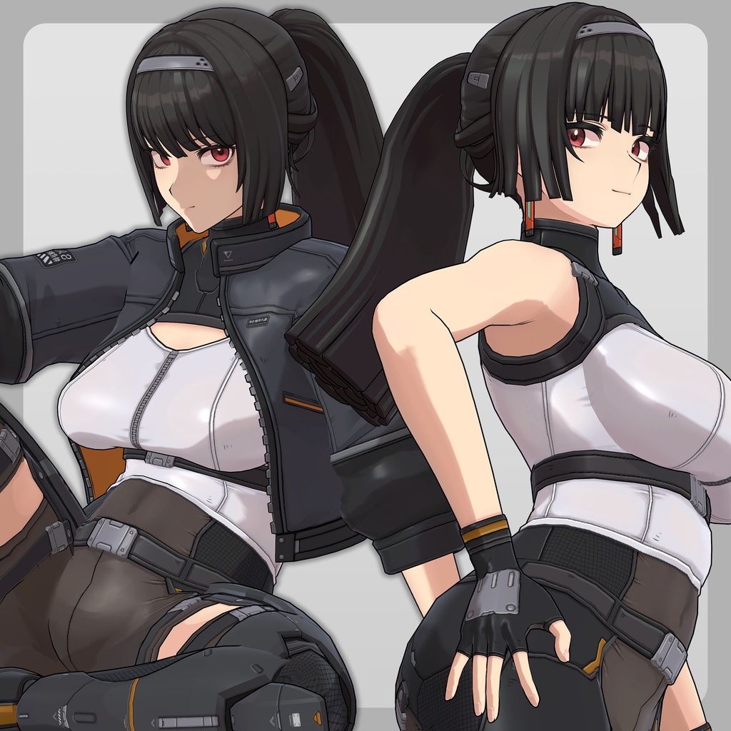 【オリジナル3Dモデル】Touka