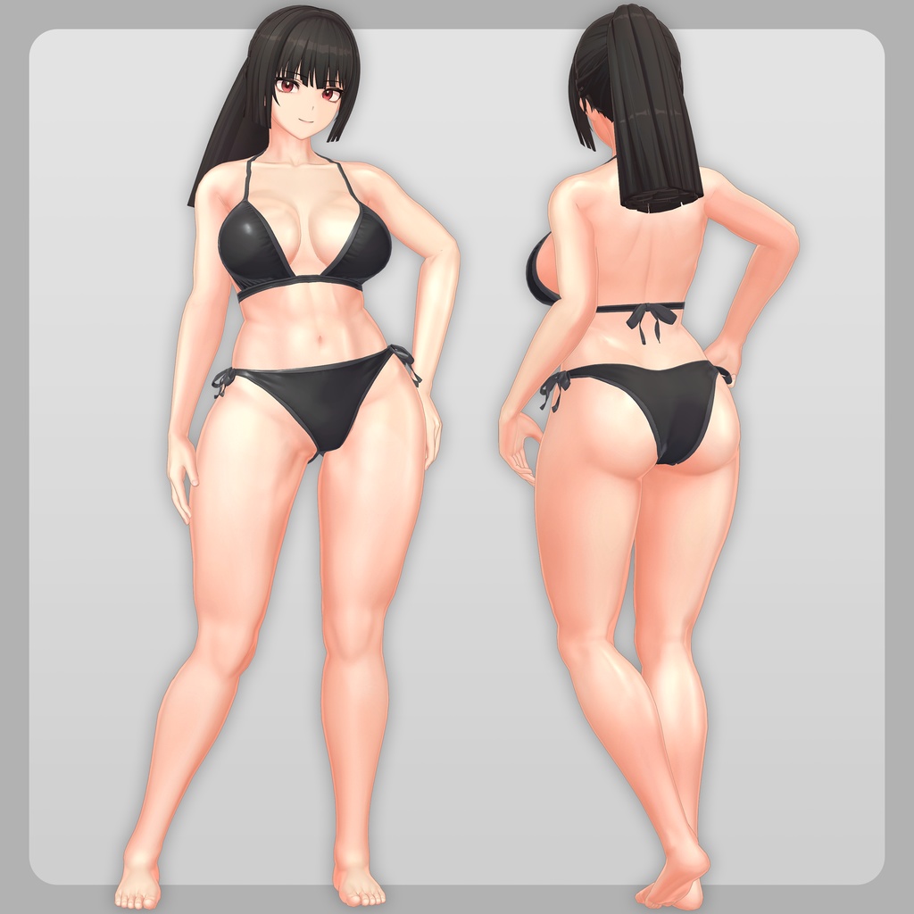 【オリジナル3Dモデル】Touka