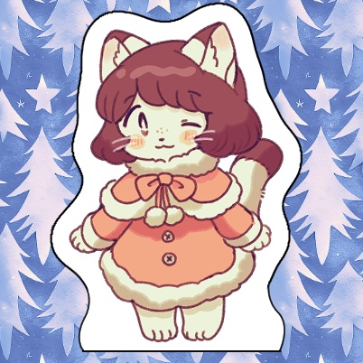 クリスマス抽選会応募者全員サービス用ミニ自立アクスタ