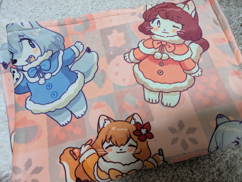 オリジナルフリースブランケット