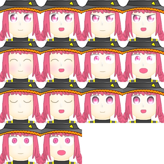 RPGツクールMV マーシャ顔グラ