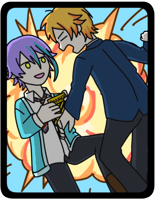 司類マグネットステッカーA・B