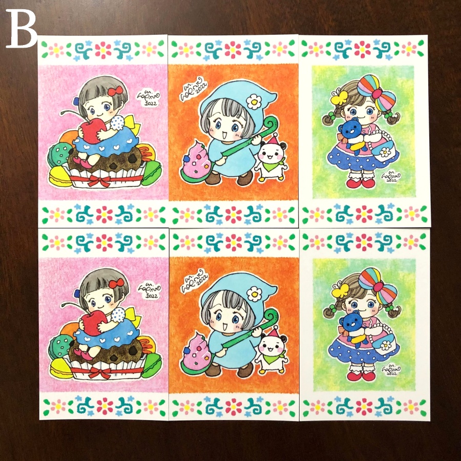 山田雨月作品オマージュ ポストカードセット ★Aのみ再販(12/19~12/31 なくなり次第終了)