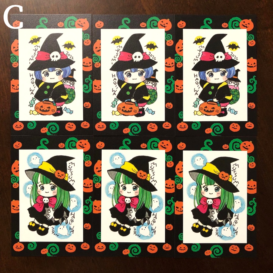 山田雨月作品オマージュ ポストカードセット ★Aのみ再販(12/19~12/31 なくなり次第終了)