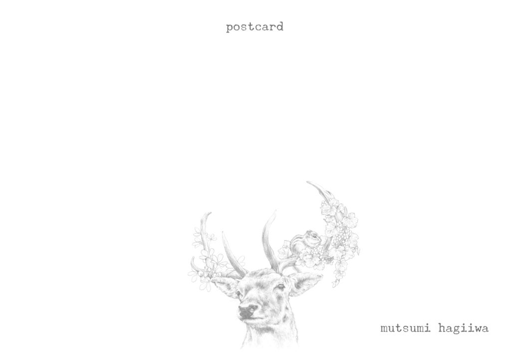 「鳥と動物」ポストカード10枚セット 8/3~8/12