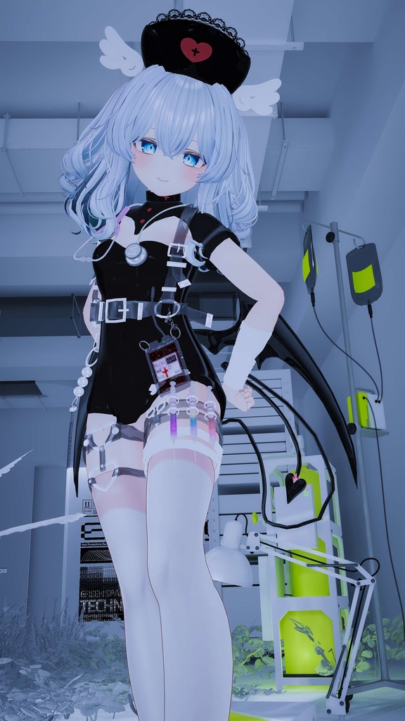 【7アバター対応】mini × mini skirt nurse【VRChat想定】