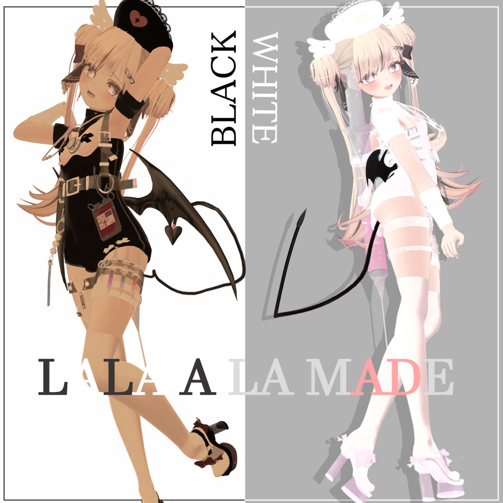 【7アバター対応】mini × mini skirt nurse【VRChat想定】