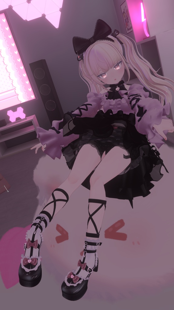 【12アバター対応】Landmine ala mode【VRChat想定】