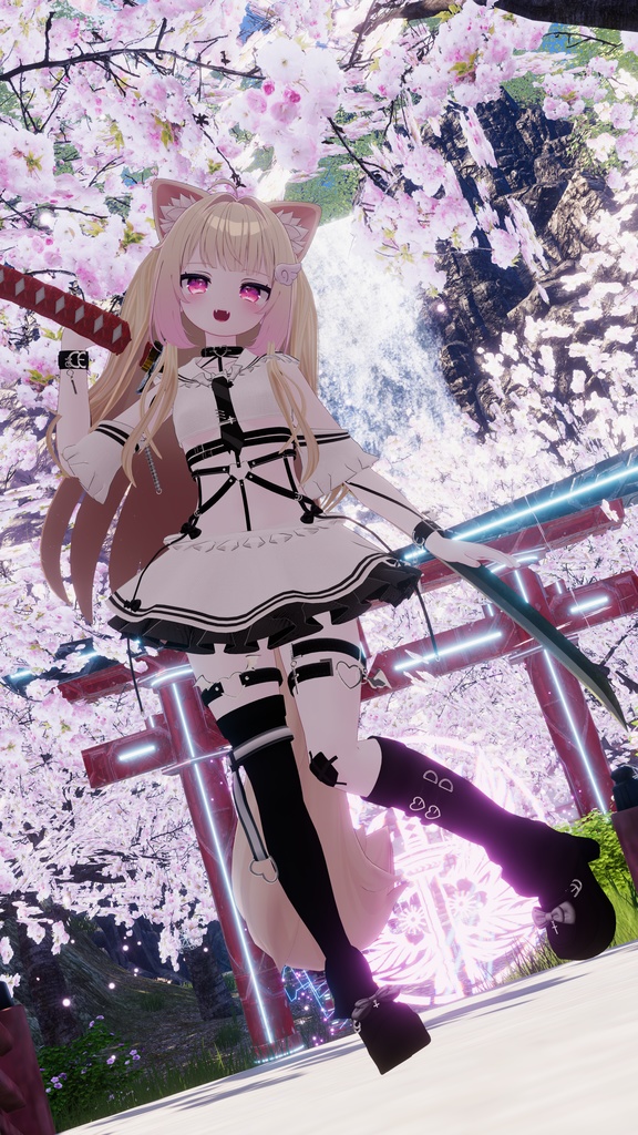 【11アバター対応】Frills sailor vampy【VRChat想定】