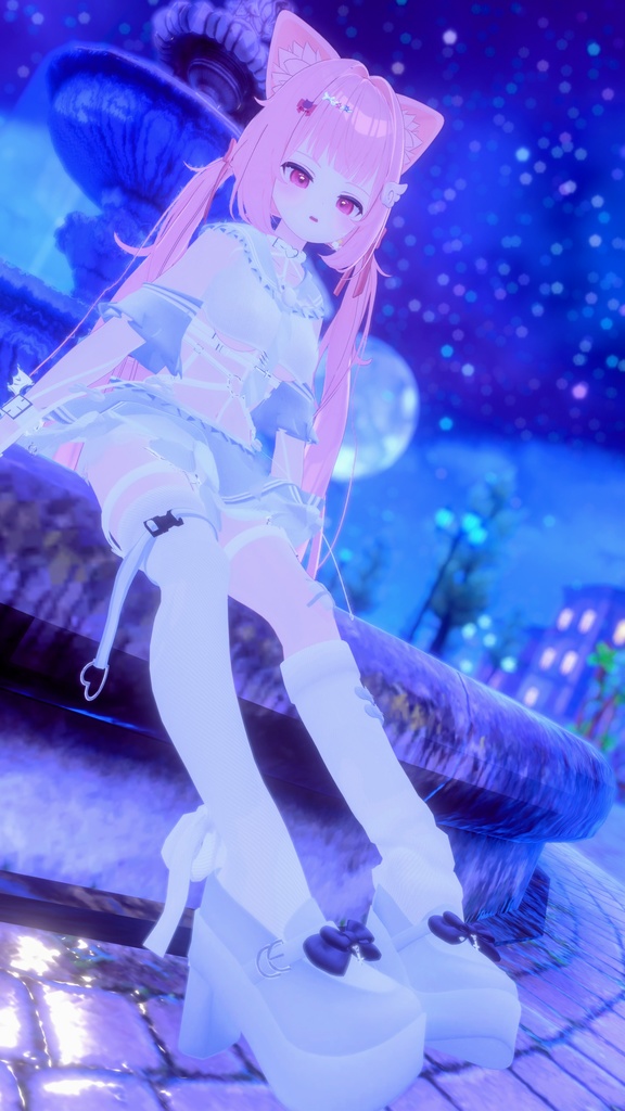 【11アバター対応】Frills sailor vampy【VRChat想定】