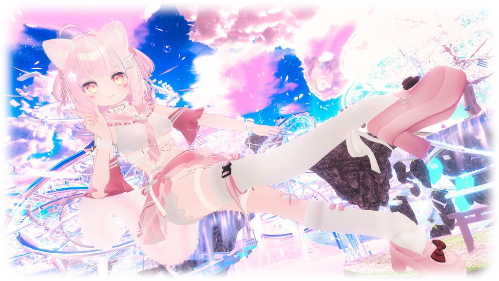 【11アバター対応】Frills sailor vampy【VRChat想定】