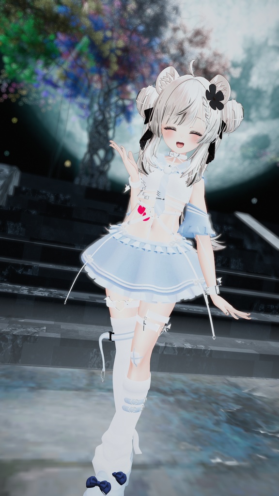【11アバター対応】Frills sailor vampy【VRChat想定】