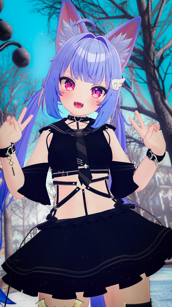 【11アバター対応】Frills sailor vampy【VRChat想定】