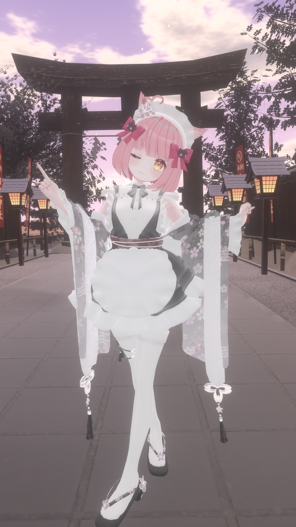 【15アバター対応】Sakura ala made【VRChat想定】