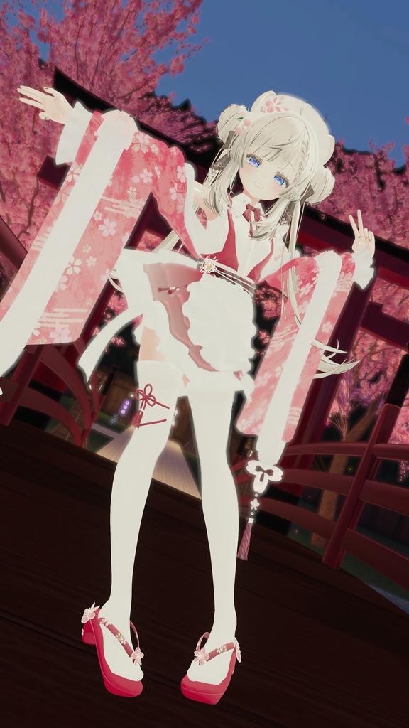 【15アバター対応】Sakura ala made【VRChat想定】