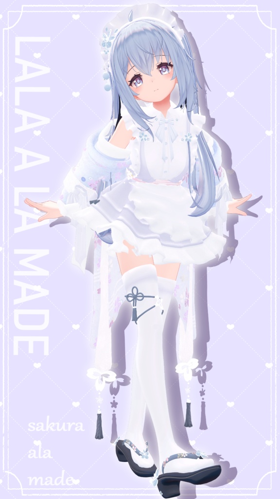 【15アバター対応】Sakura ala made【VRChat想定】