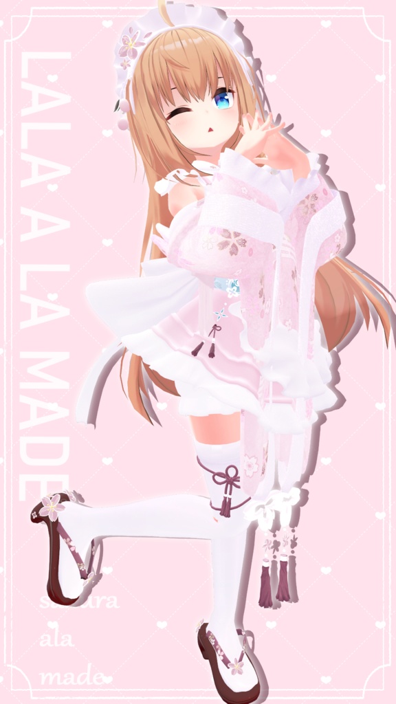 【15アバター対応】Sakura ala made【VRChat想定】