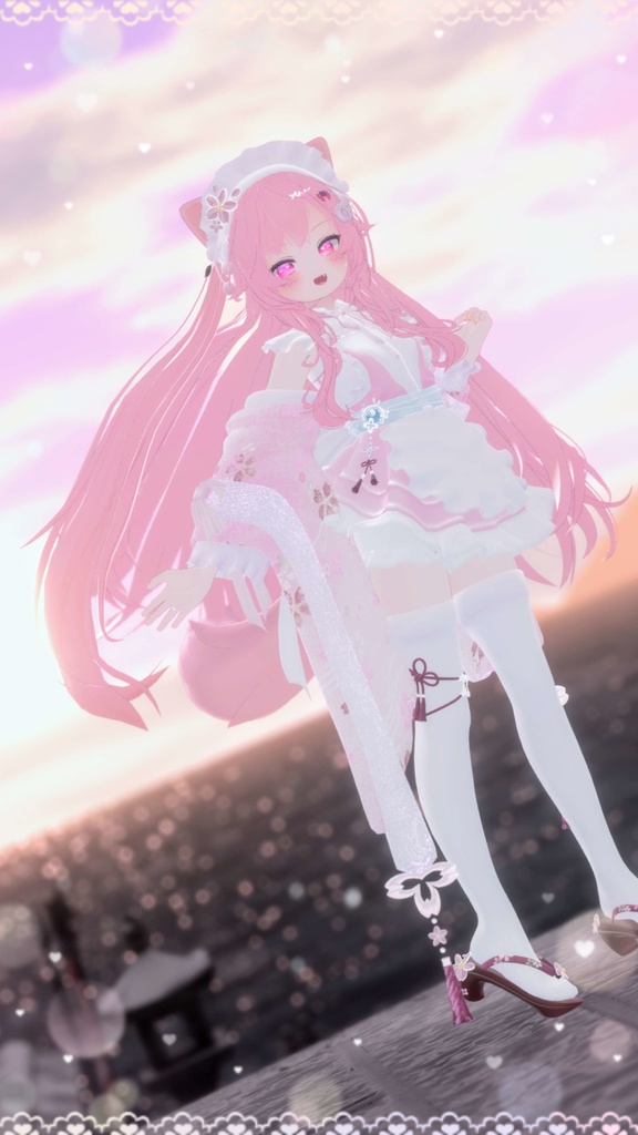 【15アバター対応】Sakura ala made【VRChat想定】