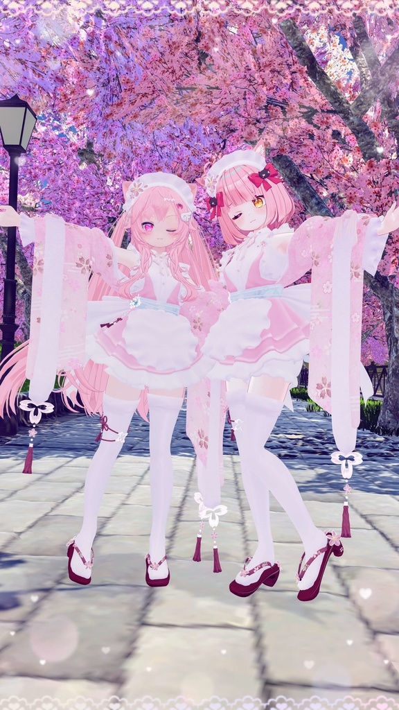 【15アバター対応】Sakura ala made【VRChat想定】