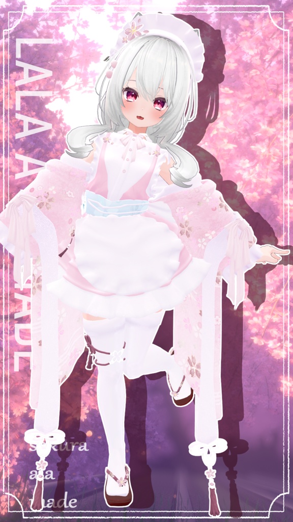 【15アバター対応】Sakura ala made【VRChat想定】