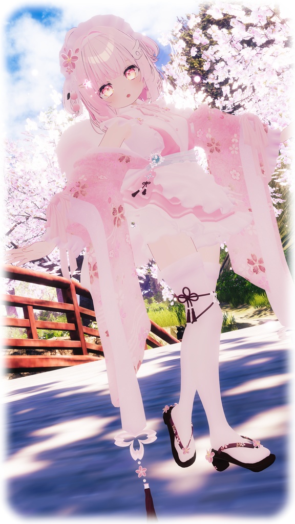 【15アバター対応】Sakura ala made【VRChat想定】